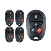 315MHZ Keyless Entry Remote Control Replacement for 2008-2016 Toyota Sequoia 2007-2015 Toyota Highland GQ43VT20T  KR-T4RC-05